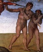 Michelangelo Buonarroti Expulsion from Garden of Eden oil painting picture wholesale